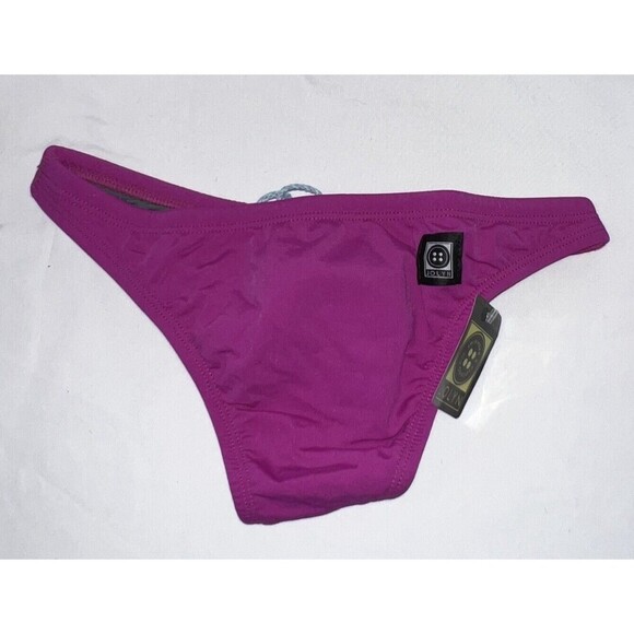 JOLYN Bikini Bottoms Brazil Cut French Mulberry (Purple) Medium New With Tags - Picture 1 of 5